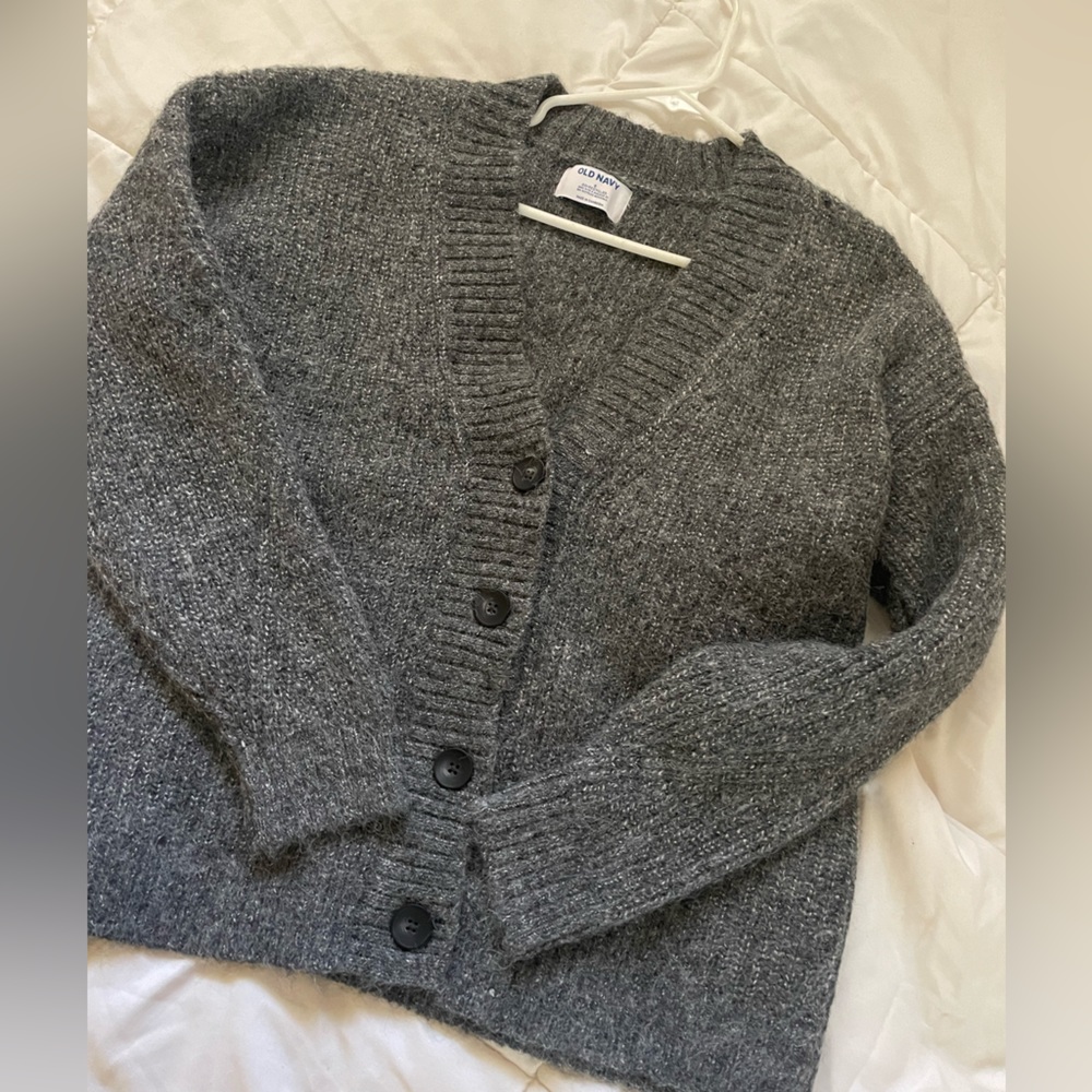 OLD KNIT NAVY CARDIGAN